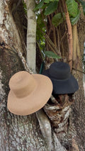 【ERROR.】Mode Wide Brim Hat / Natural Beige