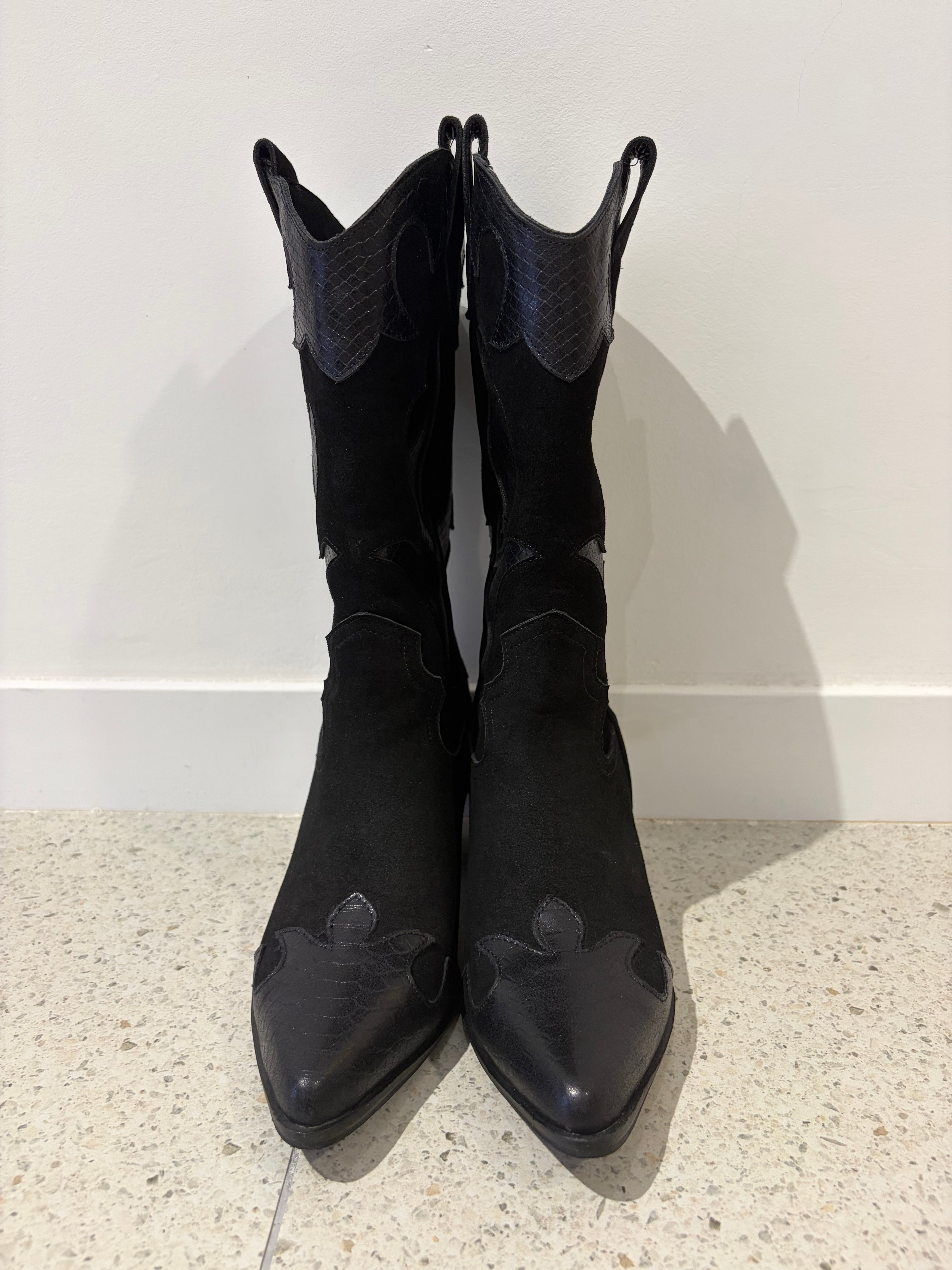 ⁠【ERROR.】 Western Stitch Boots / Black