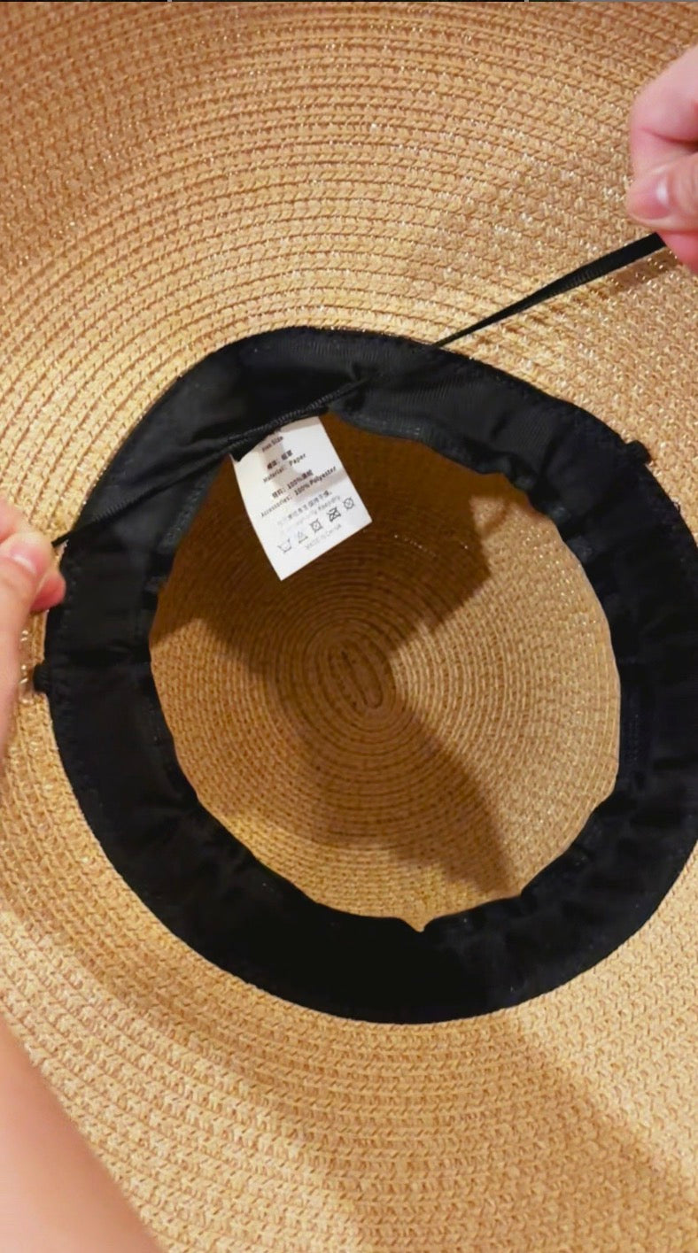 【ERROR.】Mode Wide Brim Hat / Natural Beige
