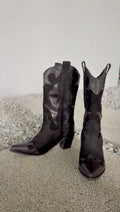 ⁠【ERROR.】 Western Stitch Boots / Black