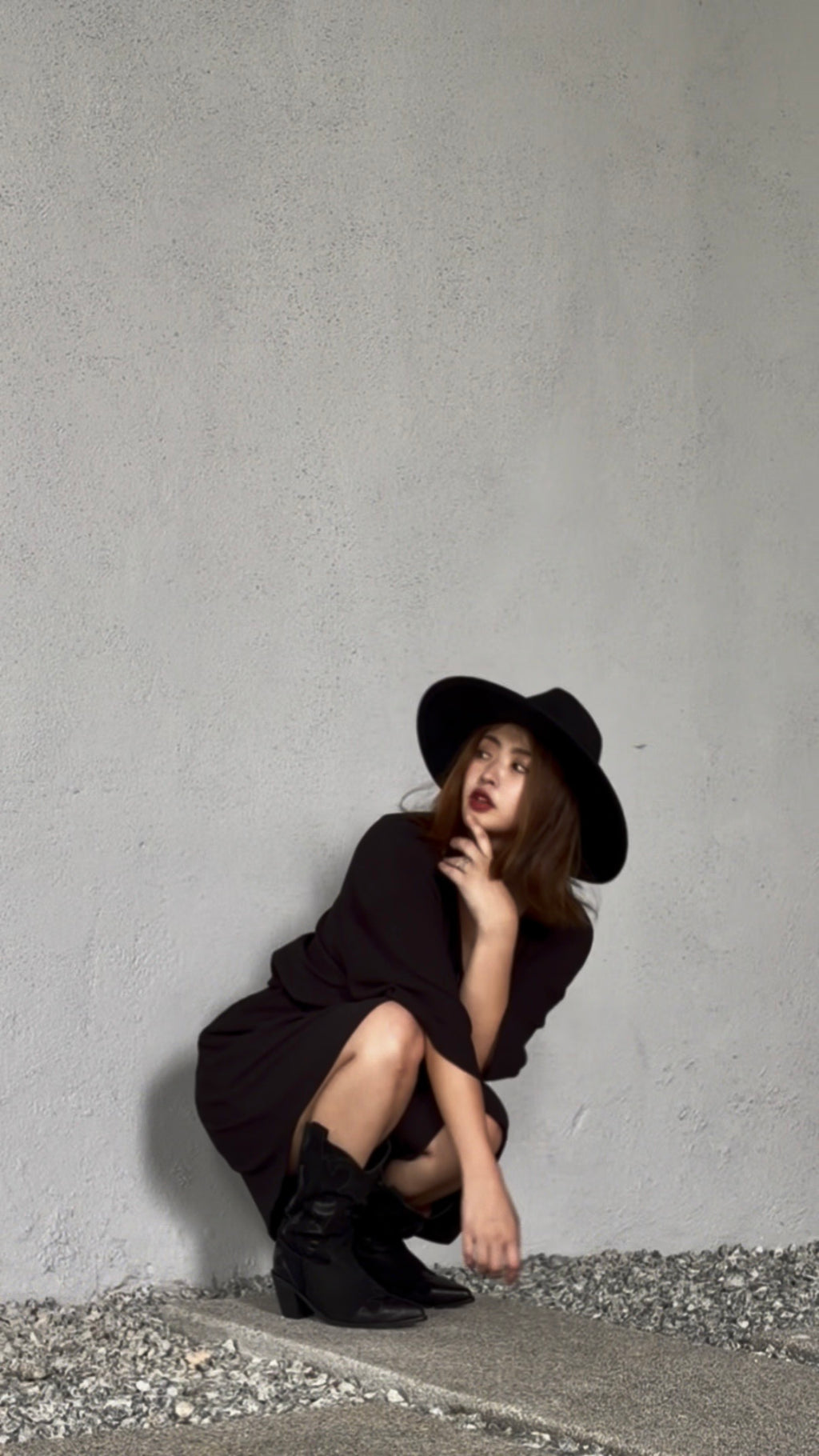⁠【ERROR. 】 Rough T-Shirt & Shorts Set-up / Black