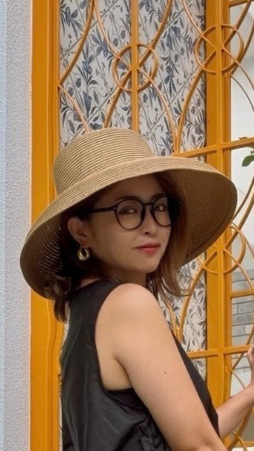 【ERROR.】Mode Wide Brim Hat / Natural Beige