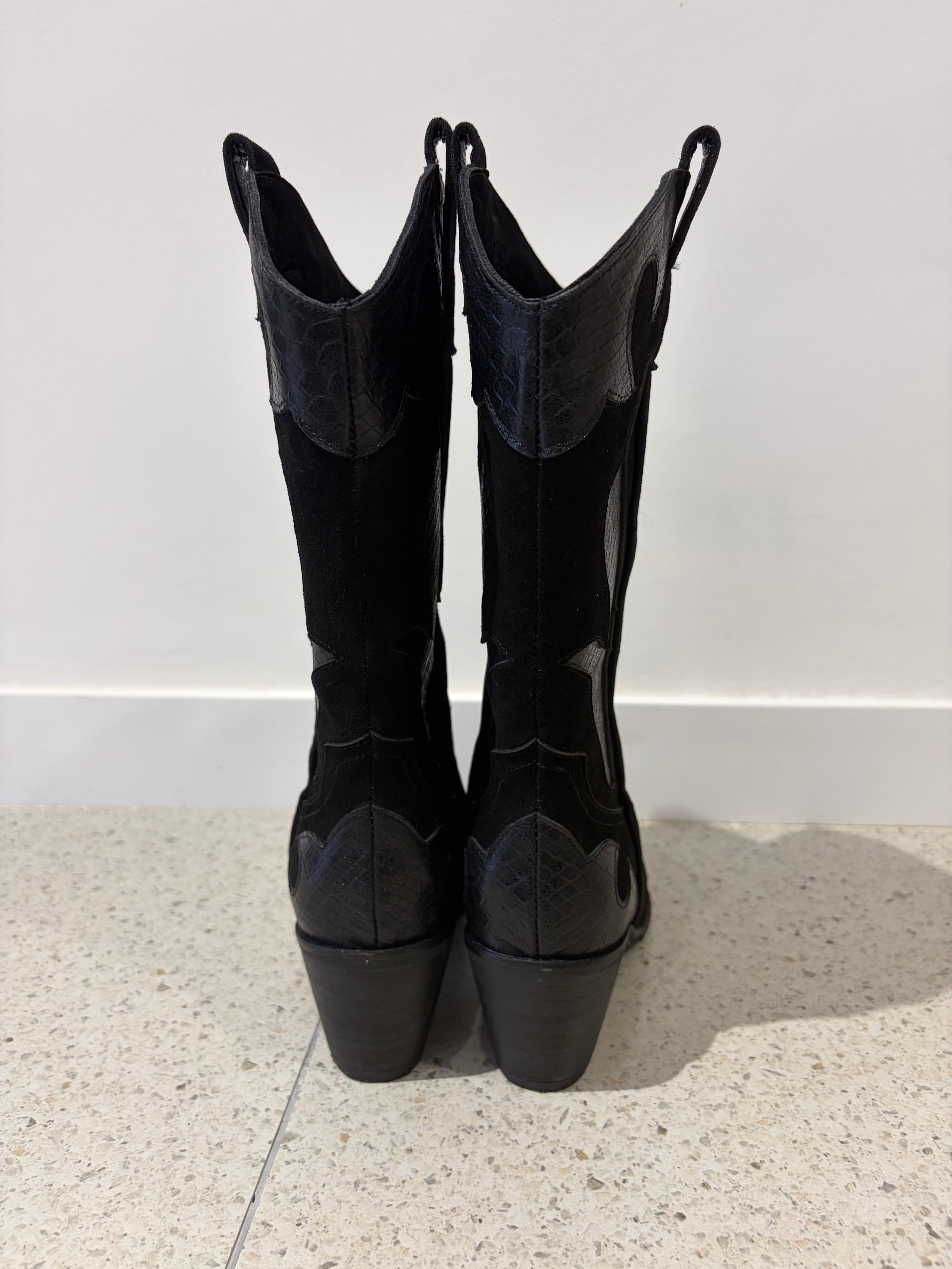 ⁠【ERROR.】 Western Stitch Boots / Black