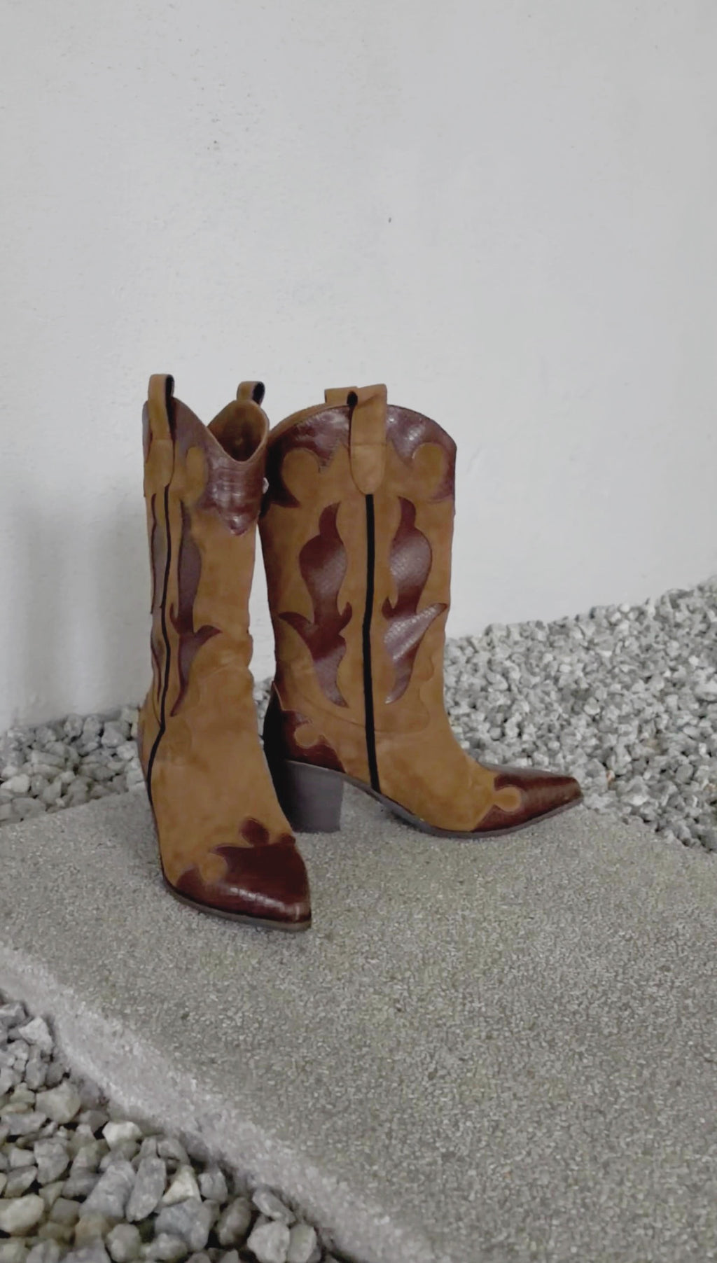 【ERROR.】 Western Stitch Boots / Brown