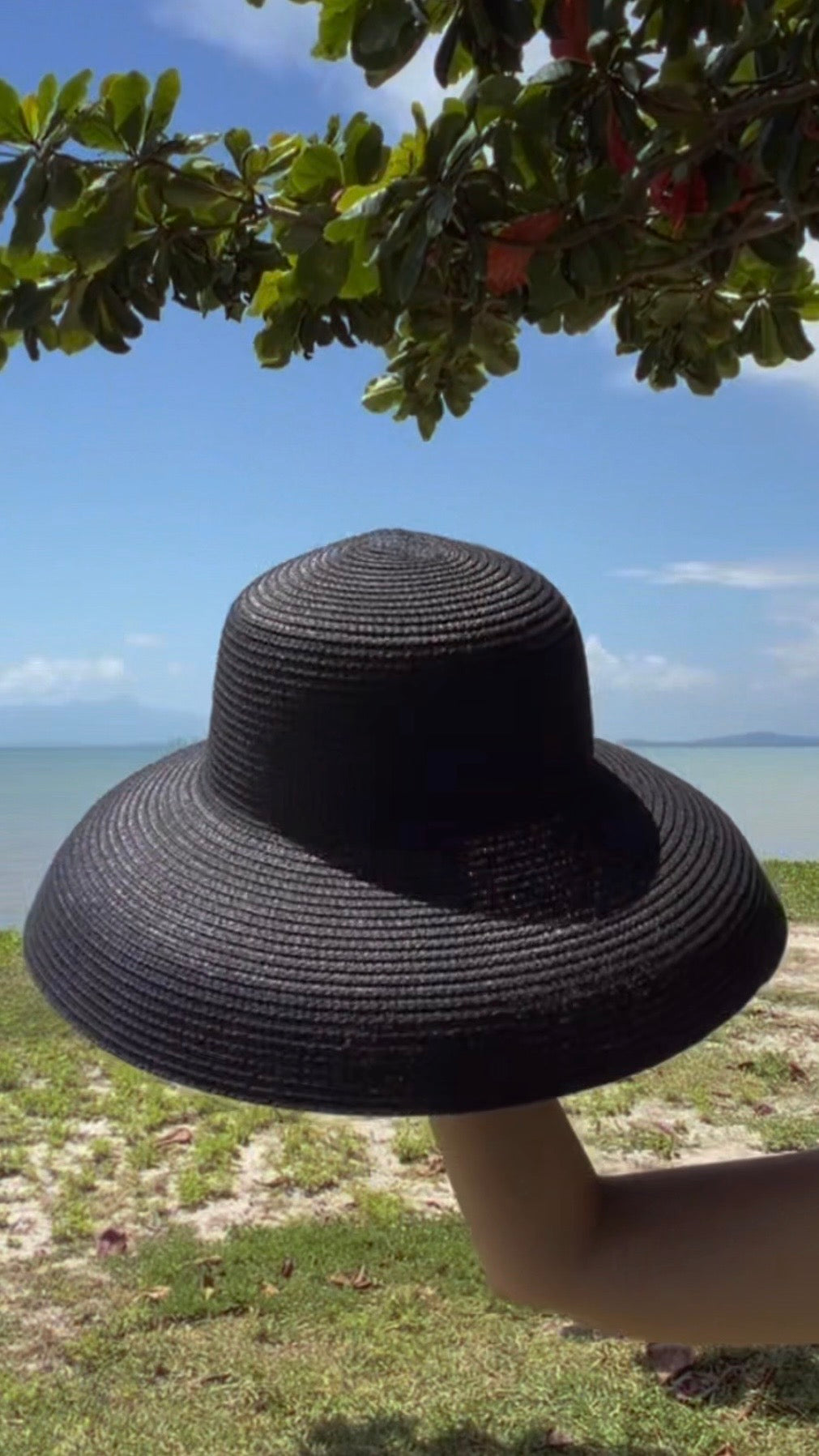【ERROR.】Mode Wide Brim Hat / Black