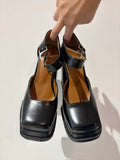 ⁠【ERROR.】Square Toe Pumps / Black