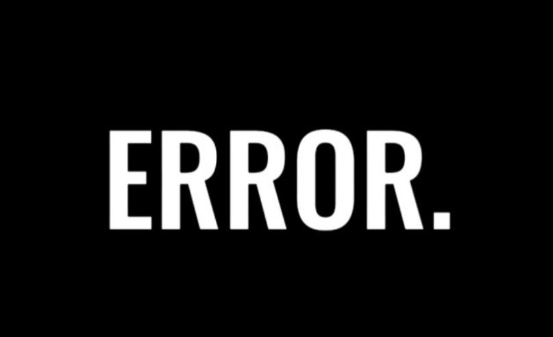 ERROR.